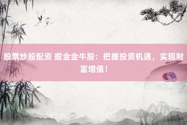 股票炒股配资 掘金金牛股：把握投资机遇，实现财富增值！
