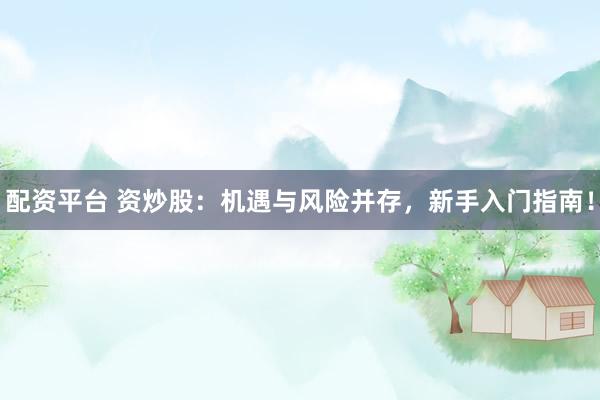 配资平台 资炒股：机遇与风险并存，新手入门指南！