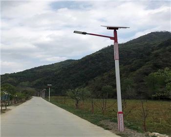 新農(nóng)村太陽能路燈-隴南路燈項(xiàng)目